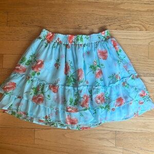 Abercrombie & Fitch NWT Floral Skirt with Layers Size Small Vintage!